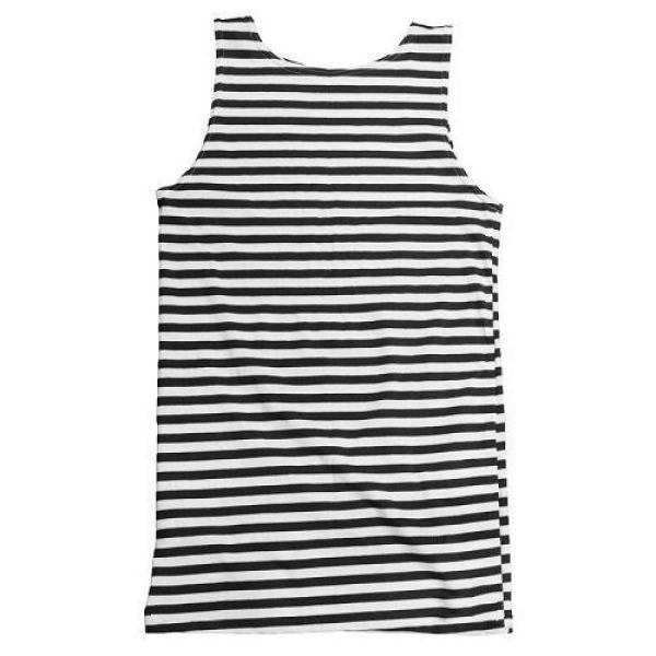 Майка-тельняшка черная полоса