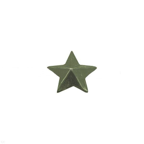 Звезда мет. 13 мм. зеленая