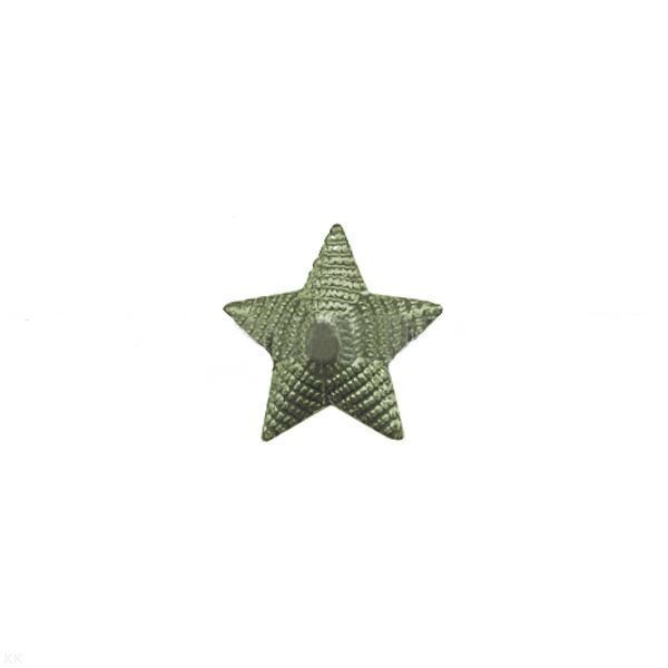 Звезда мет. 13 мм. рифленая зеленая