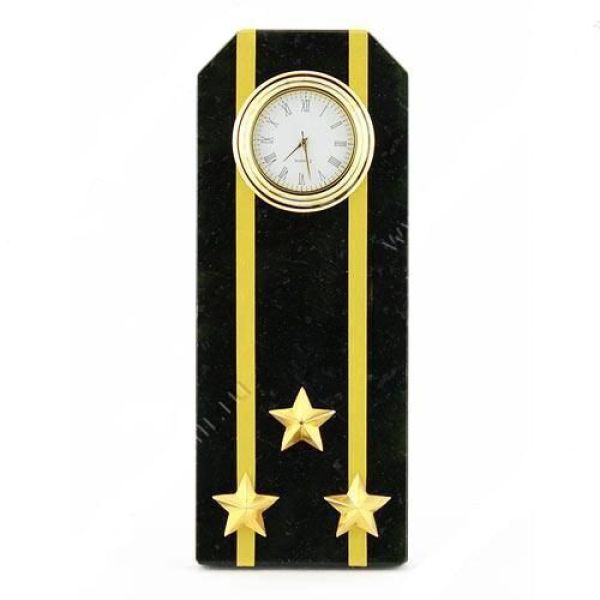 Часы «Погон полковник ВМФ» камень змеевик