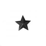 Звезда мет. 13 мм. черная ФСИН